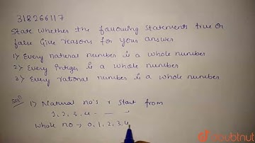 State whether the  following statements  are true or false. Give reasons  | Class 9 MATH | Doubtnut