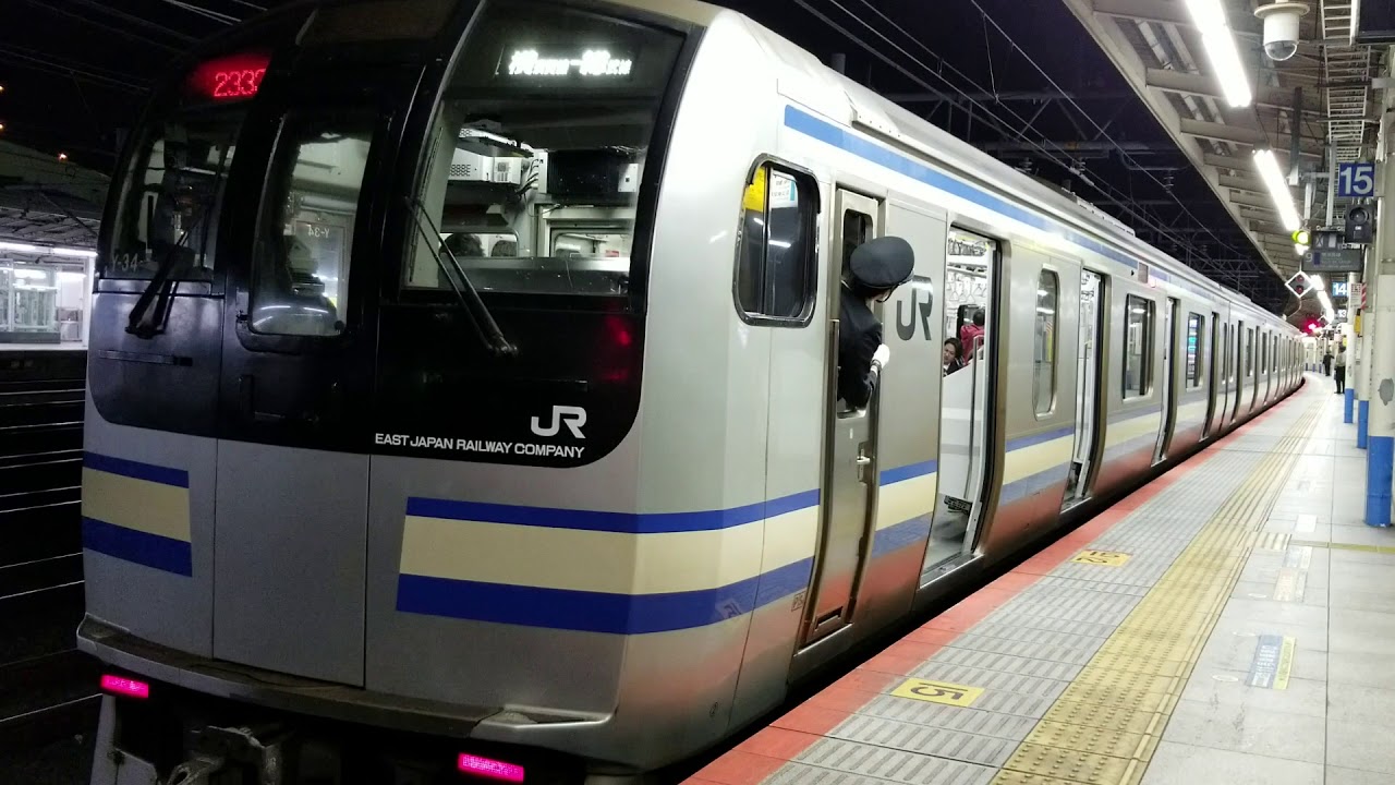 2018年鉄道4 Y-34終電　発車ベル長すぎ