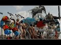 Attack on Titan and ONE PIECE Titan Size Comparison