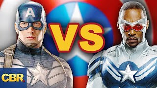 Captain America vs Captain America: Who Will Win? (Steve Rogers, Sam Wilson)