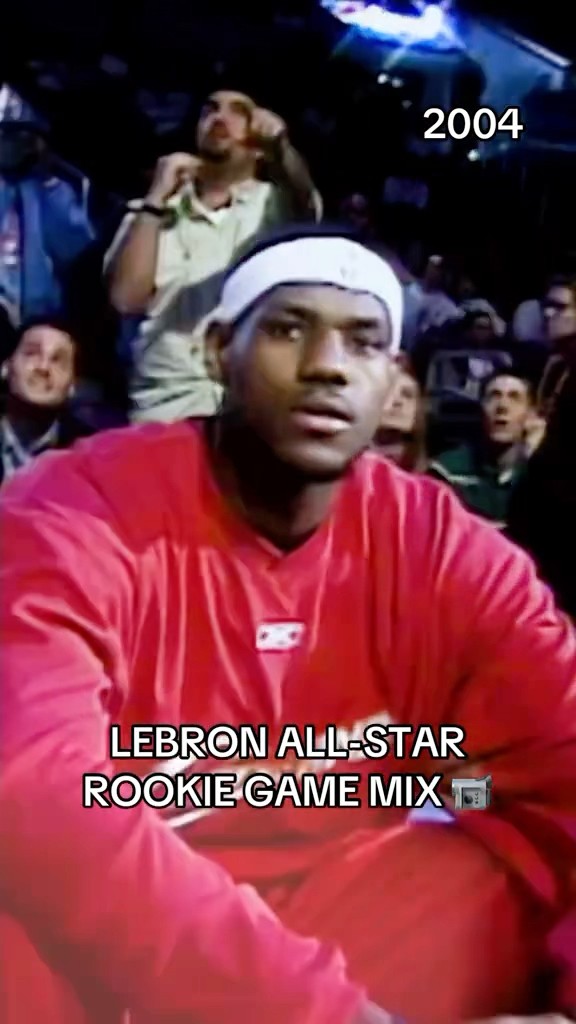 LeBron in the All-Star game as a ROOK!