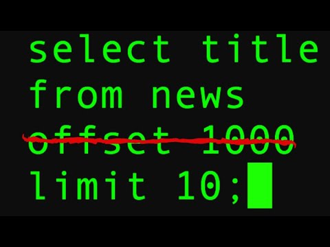 Video: Qual è l'uso dell'offset in MySQL?