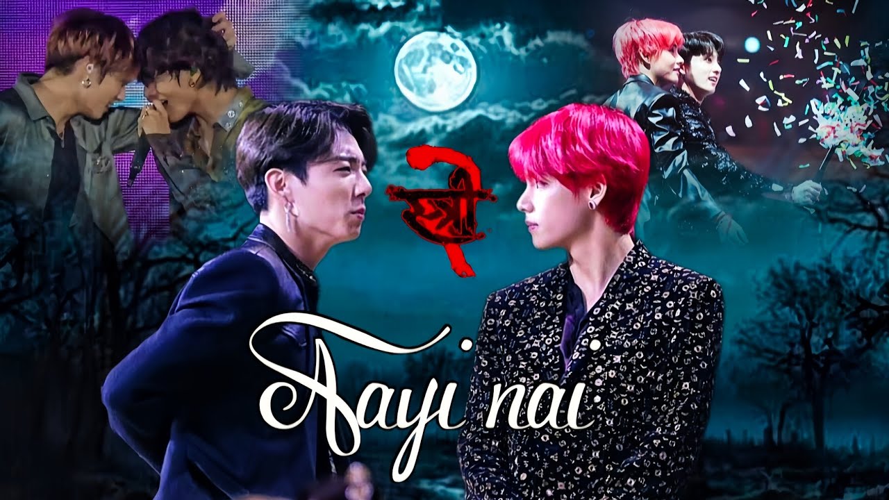 Aayi Nai -Stree 2 | BTS | V & Jungkook | TaeKook | TaeKook Hindi FMV | BTS Hindi FMV