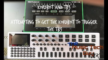 Kordbot and Roland TB-3 -  Attempting to get the KordBot to trigger the Roland TB-3