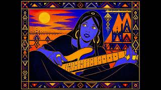 Desert Blues Folk Rock - Steady Rhythmic Guitar &amp; Authentic Saharan Percussion