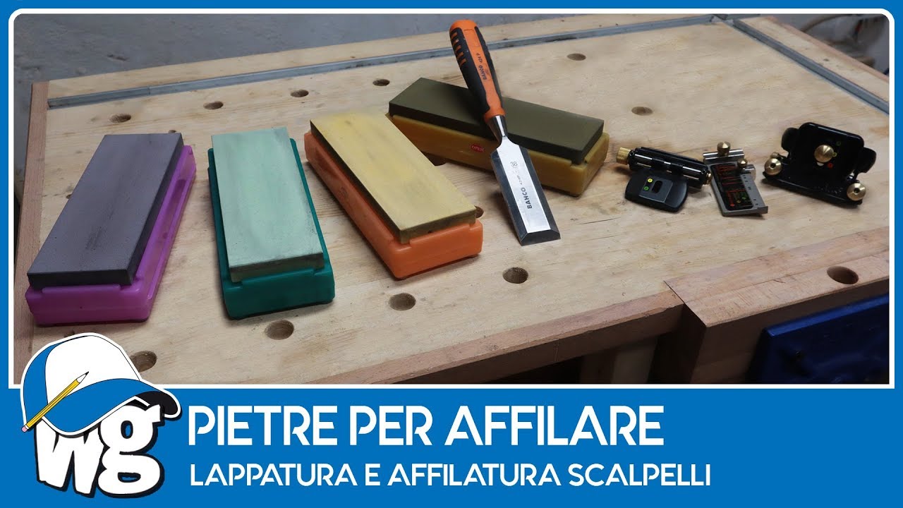 Pietre per affilare e lappare lame e scalpelli - Falegnameria 