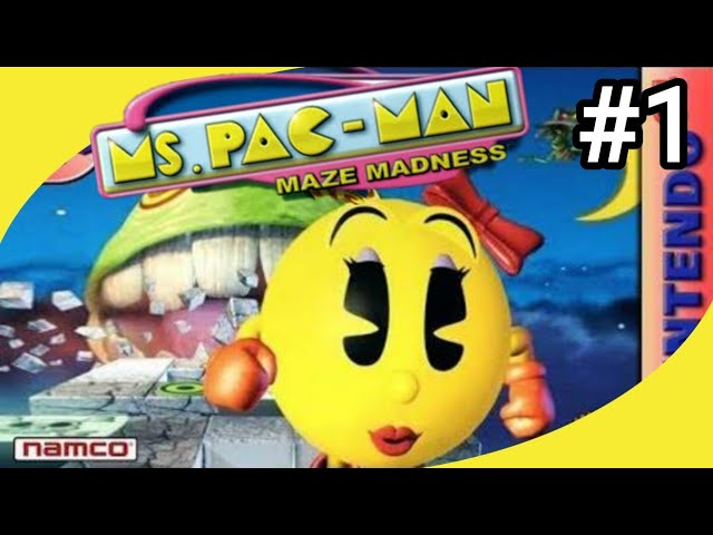 Vintage 2000 Playstation 1 PS1 Ms. Pac-Man Maze Madness Video -   Portugal