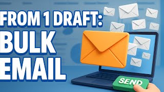 Send Bulk Emails Using a Single Gmail Draft with Google Sheets | Apps Script Tutorial