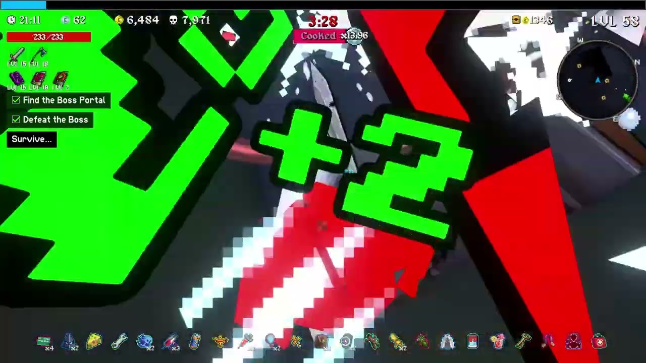 Got cooked with the lifesteal and health regen in Megabonk