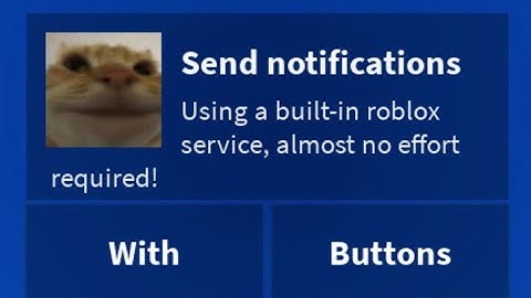 How to Easily Send Notifications in Roblox Studio