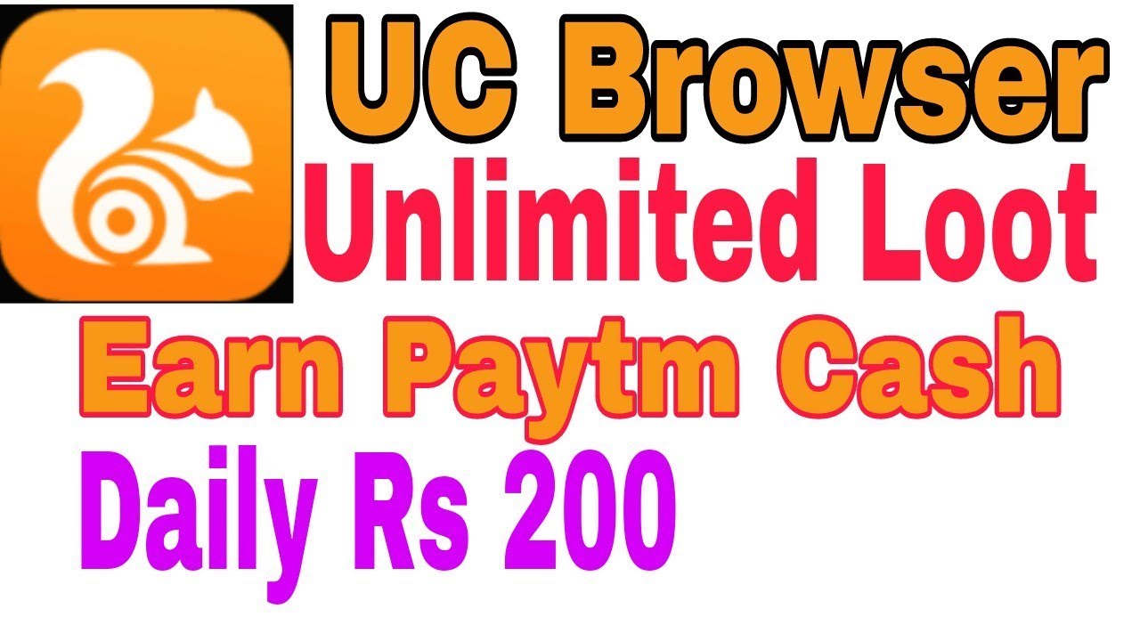 Uc Browser Paytm cash Loot !! Hack trick coming !!