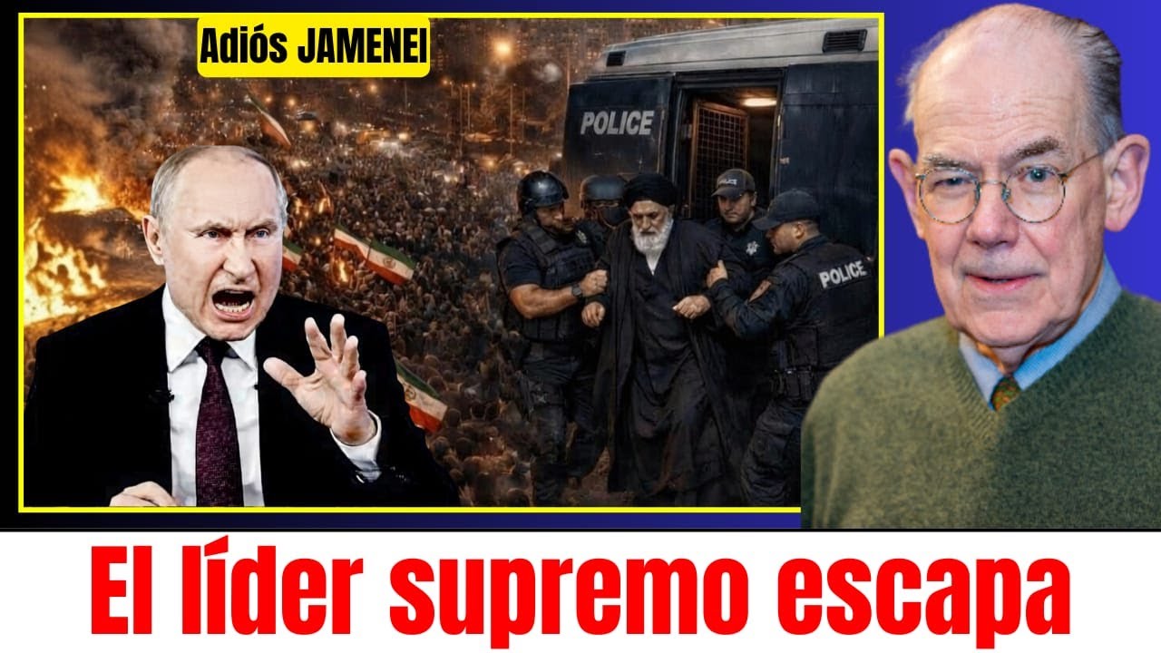 El líder supremo de Irán ESCAPA a Rusia mientras el régimen colapsa financieramente
