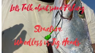 Let’s talk about weedless hooks and jig heads