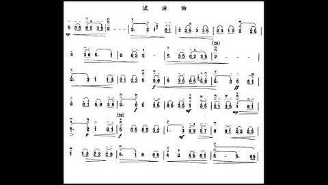 流波曲 C调伴奏 - instrumental in C