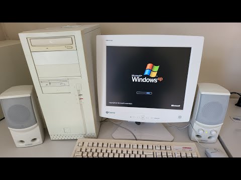 Windows XP Computer (Cold Bootup) startup in 2023