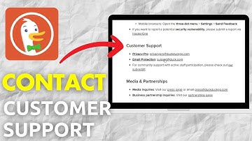 How To Contact DuckDuckGo Support