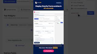 Display your Gravity Forms entries in 60 seconds #GravityForms #WordPress