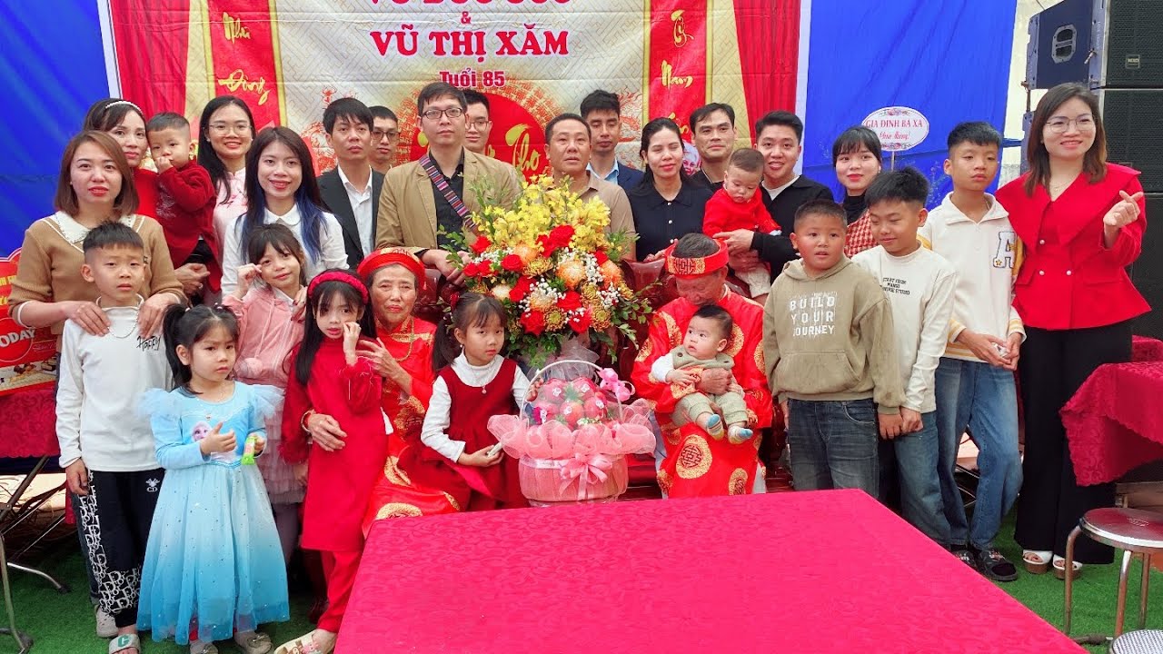 Lễ mừng thọ cụ Vũ Đức ước & Cụ Vũ Thị xăm - La Xá Thanh Tùng Thanh Miện. Bính ngọ năm 2026