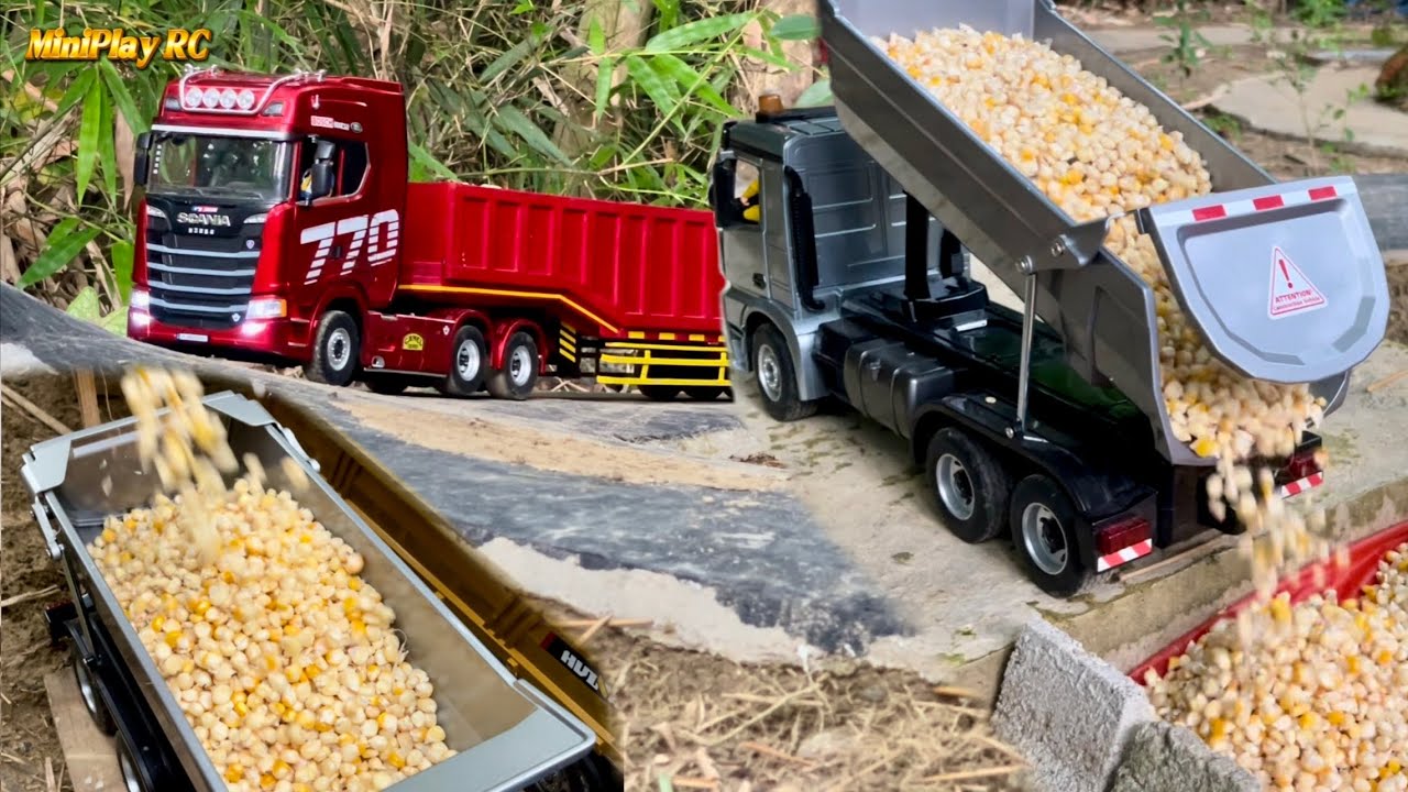 Delivery Corn to PopCorn Factory!! Pengiriman Jagung ke Pabrik PopCorn 