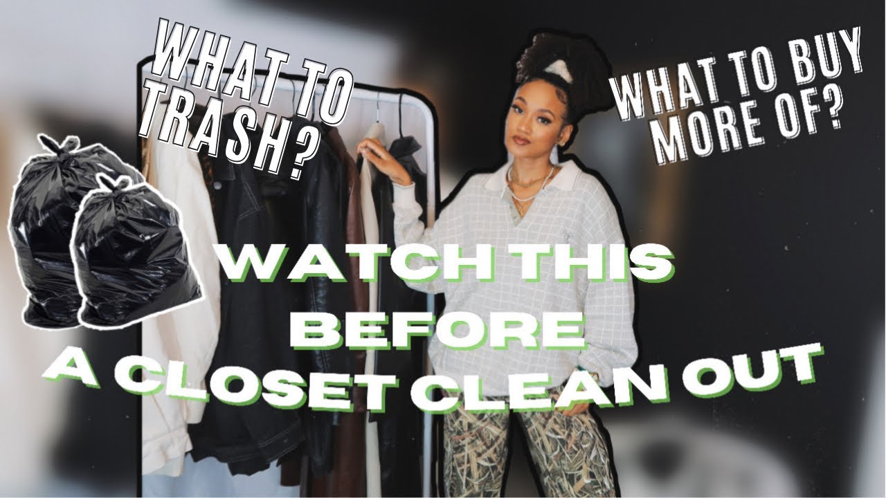 HOW TO PURGE YOUR CLOSET TO YOUR PERSONAL STYLE AESTHETIC | GETTING RID OF BAD TRENDS | FT. POSHMARK