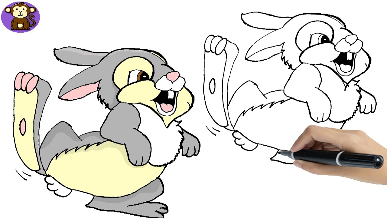 Easy Rabbit Drawing
