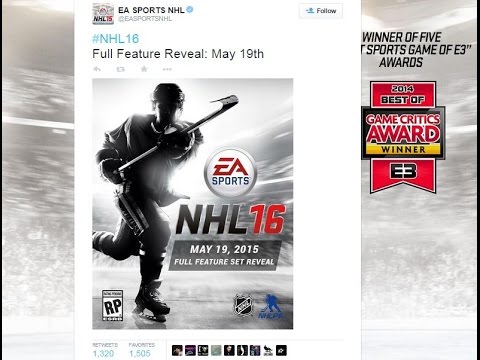 NHL 16 Feature List Reveal!! FIRST Info of NHL 16!!!