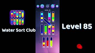 🎮 Water Sort Club Level 85 Walkthrough | Fun Liquid Sorting Game 💧 | SolutionGuruji screenshot 4