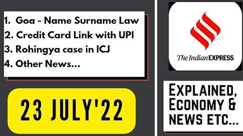 23rd July 2022 | Gargi Classes News & Explained Analysis | By R.K. Lata