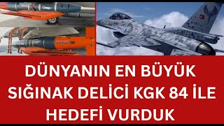 Türki̇ye Kgk 84 Dü Nyanin En Güçlü Siğinak Deli̇ci̇ Bobmasini Üretti̇ -Menzi̇l 100 Km -Test Süper