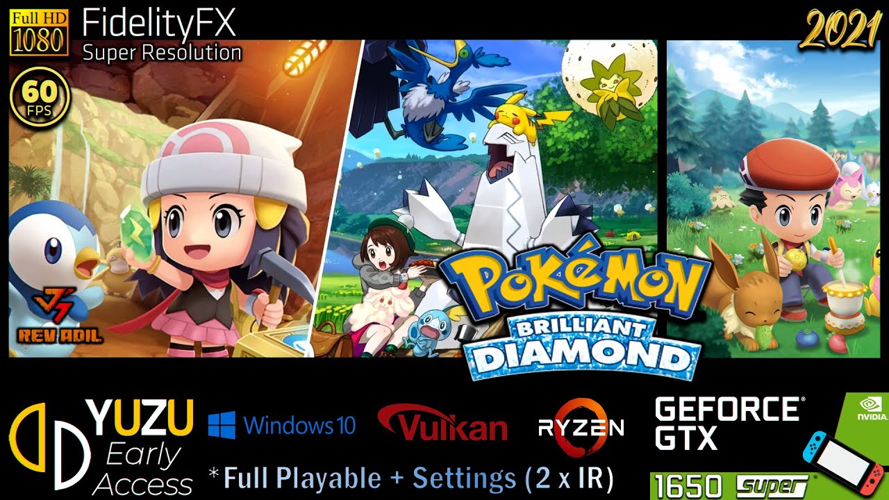 60FPS MOD GUIDE! HOW TO PLAY POKEMON BRILLIANT DIAMOND AND SHINING PEARL IN  60FPS ON YUZU EMULATOR! 