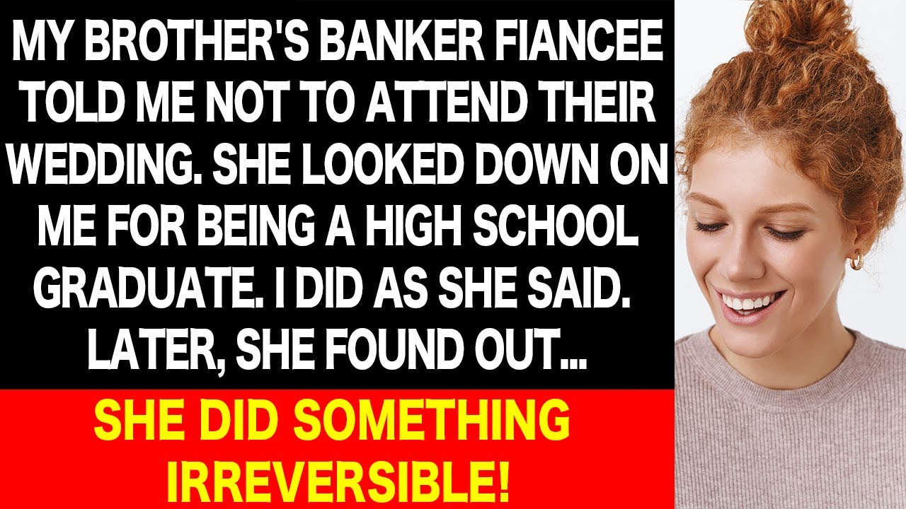 Denied entry to my brother's elite wedding for dropping out. Their big day? Catastrophe without me!