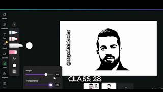 Turn Photo Into a Stencil With Ink Splash Effect :Easy Canva Tutorial CLASS 28#CanvaStencilTutorial