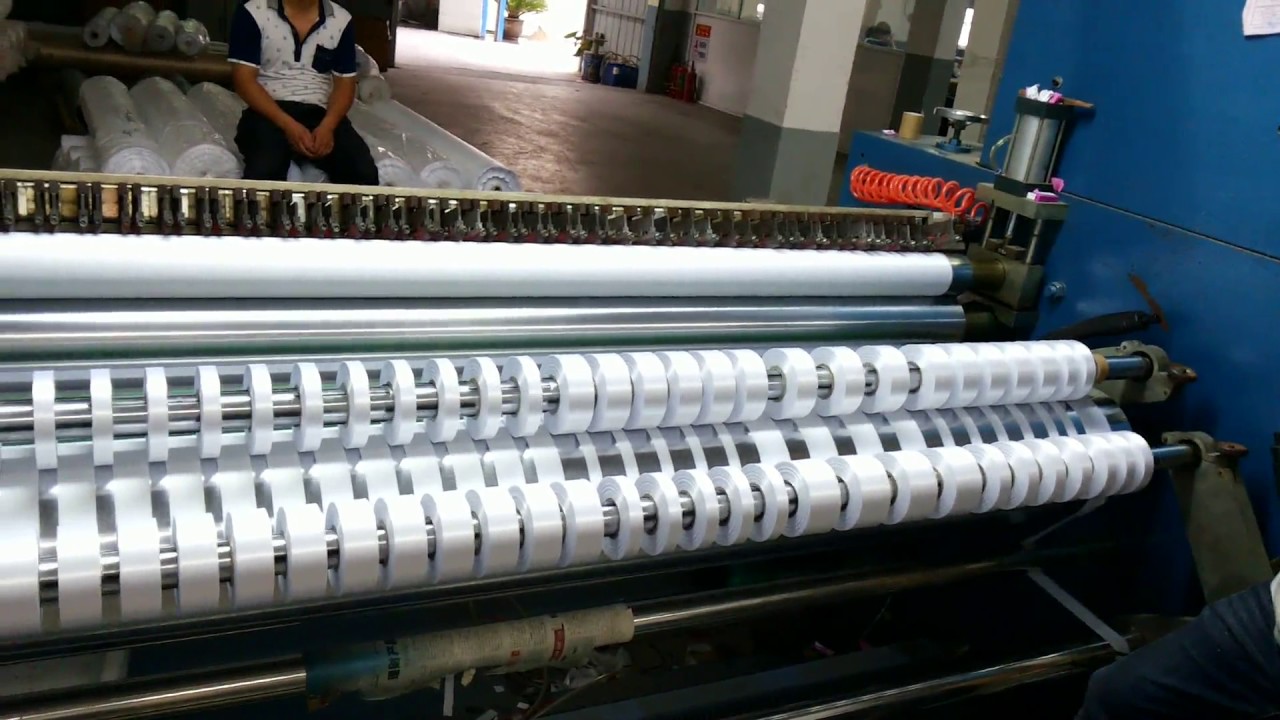 professional hot knife slitter/hot knife cutting machine/ polyester