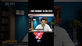 aws training coming soon | 15 september 2023 #nehraclasses #nehraclasseslive #aws #ytshorts