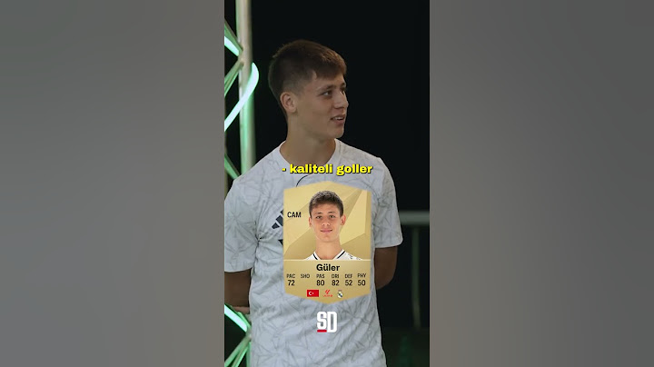 Arda Güler FC25'teki Şut Reytingini Öğreniyor 👀
