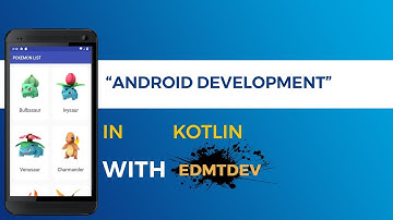Kotlin Android Tutorial - Pokemon List App part 1 Show Pokemon List