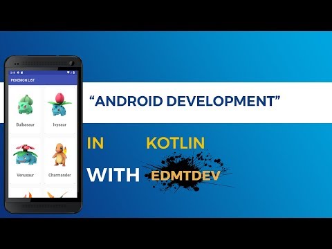 Kotlin Android Tutorial - Pokemon List App part 1 Show Pokemon List