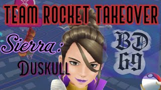 New Rotation! Team Rocket Battle Sierra: Duskull #pokemongo #teamrocket #brodad69 #sierra #duskull 