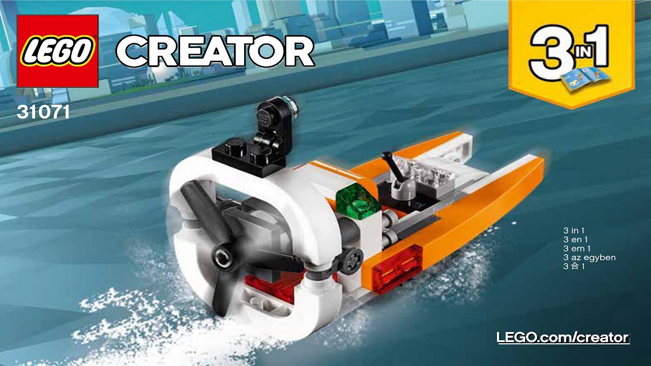 LEGO instructions - Creator - 31071 - Drone Explorer (Book 2) YouTube