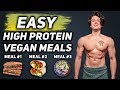 Easy High Protein Vegan Meal Prep | Delicious Vegan Bodybuilding Meals