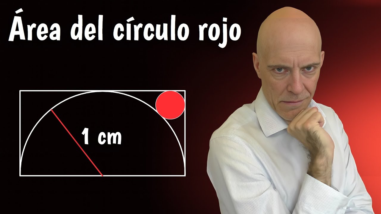 Los estudiantes no saben calcular el área del círculo rojo