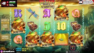 5 SCATTER NO BONUS DE 500 ⚡ BIG BASS SECRETS OF THE GOLDEN LAKE