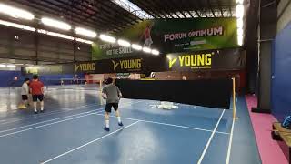 Badminton Illusion Training 2 - The 4 Corners (Formation 'X') Multi Shuttle