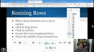 Google Sheets Beginner Part 6: Resizing Columns and Rows