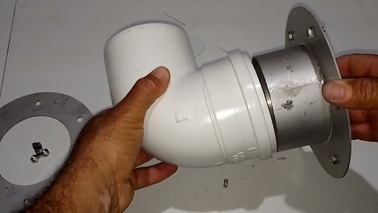 Flange aço inox 100mm para tanques de lona