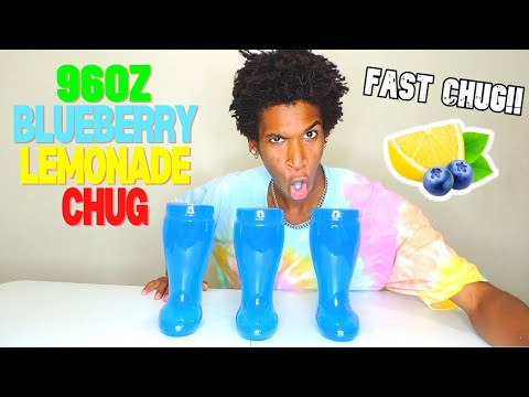 96oz Blueberry Lemonade Chug (Fast Chug!!)
