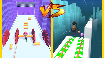 Roof Rails Vs Sky Roller : Gameplay Walkthrough Part 3 - Level 1-9999 All Level (iOS, Android)