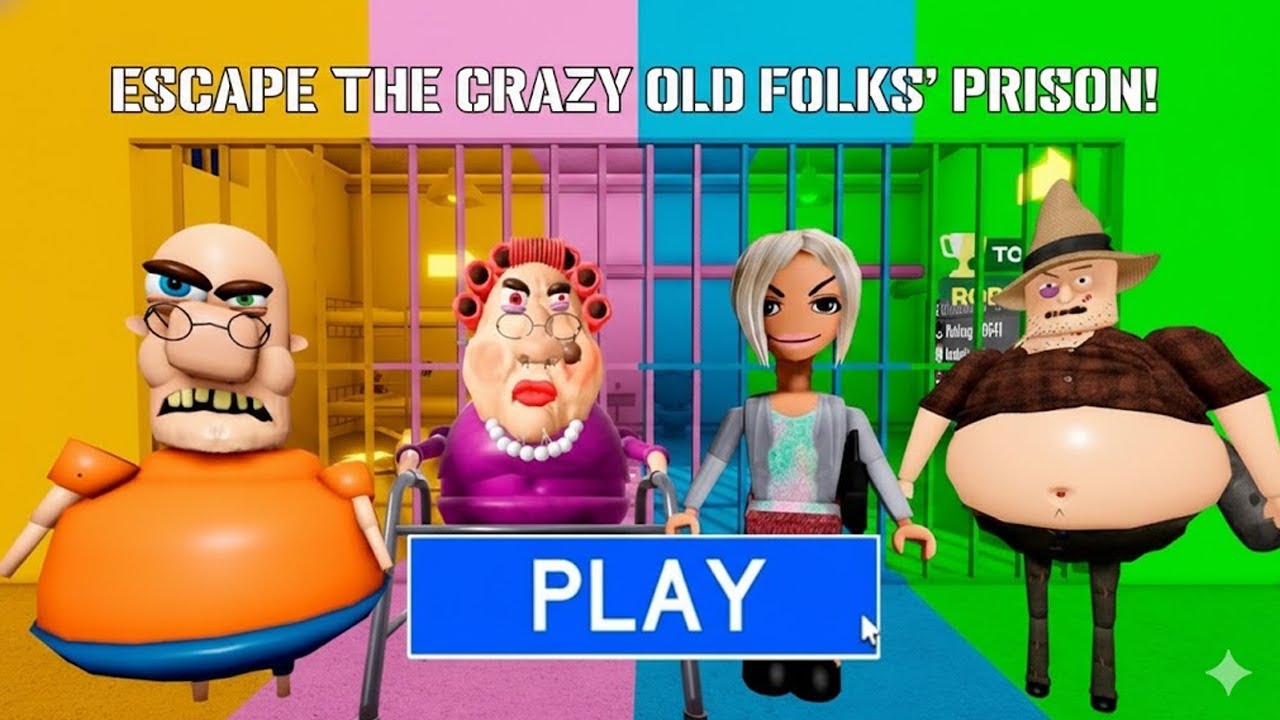 MR SPRINKLES VS GRANDMA VS PRISON VS POLICE RUN #Roblox