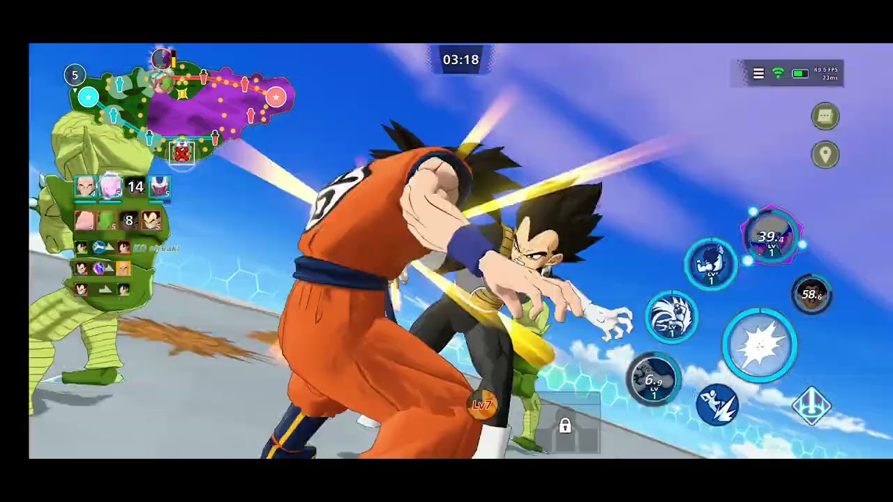 dragon ball project multi goku game play - YouTube