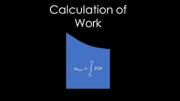 Calculation of work | Thermodynamic world view, chapter 16
